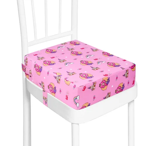 Miniatura 14 de Asiento elevador para niños pequeños para silla de cocina, mesa de comedor, lavable, grueso, resistente, silla elevadora portátil para niños Multi