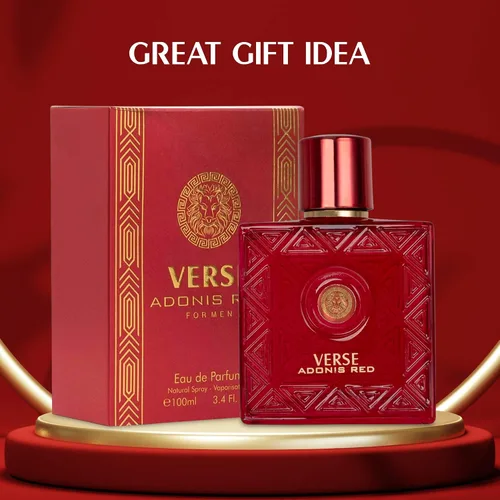 Miniatura 3 de Verse Adonis Red para hombres – 3.5 onzas líquidas de Eau De Parfum Spray – Fragancia afrutada cálida y floral con olor fresco todo el día, de larga
