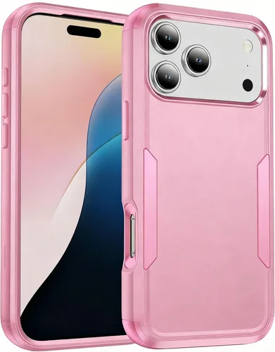 Miniatura 7 de Funda protectora para iPhone 17 Pro Max, tres capas, resistente, a prueba de golpes, a prueba de caídas, con armadura de goma de cuerpo completo