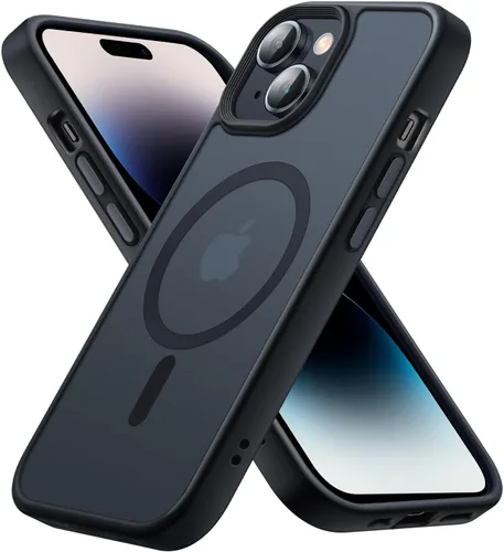 Miniatura 99 de Funda magnética diseñada para iPhone 11 Pro Max, [probada en caídas de grado militar] [compatible con MagSafe] Funda protectora delgada translúcida