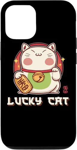 Miniatura 25 de Funda para iPhone 12 Mini Maneki Neko Waving Lucky Cat Feline Lucky Kawaii Anime Cats