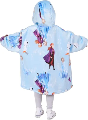 Miniatura 4 de Disney Frozen and Minnie Mouse Way - Sudadera grande con capucha para niñas, sudadera de gran tamaño con capucha