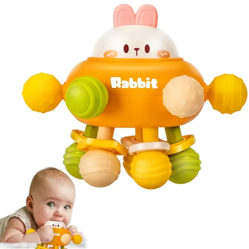 Miniatura 8 de TOHIBEE - Juguete sensorial Montessori de dentición para bebés, de grado alimenticio, para el desarrollo y aprendizaje en bebés recién nacidos de 0