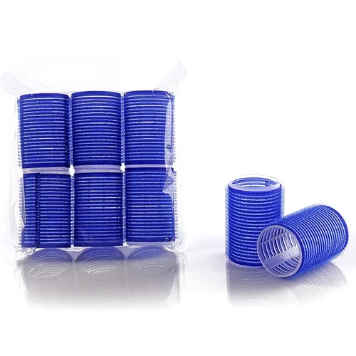 Miniatura 13 de Rodillo de pelo de varilla flexible para cabello corto medio, rizador de pelo sin calor para flequillo, azul aguamarina