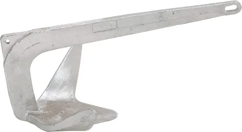 Seachoice Ancla de garra - Acero galvanizado sumergido en caliente - Para uso en variedad de camas marinas - Varios tamaños