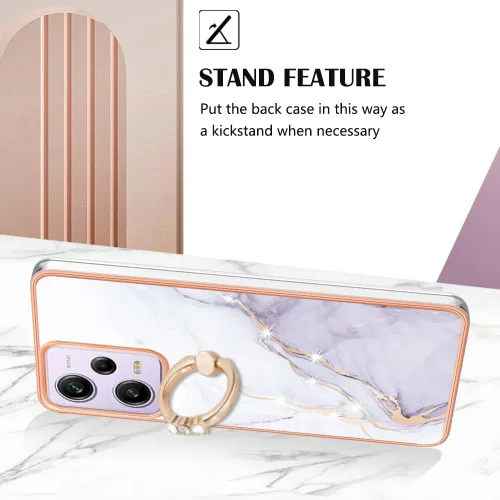 Miniatura 3 de Funda delgada para Redmi Note 12 Pro 5G, funda para Xiaomi Poco X5 Pro, funda de anillo brillante para niñas, cubierta protectora de lente de cámara