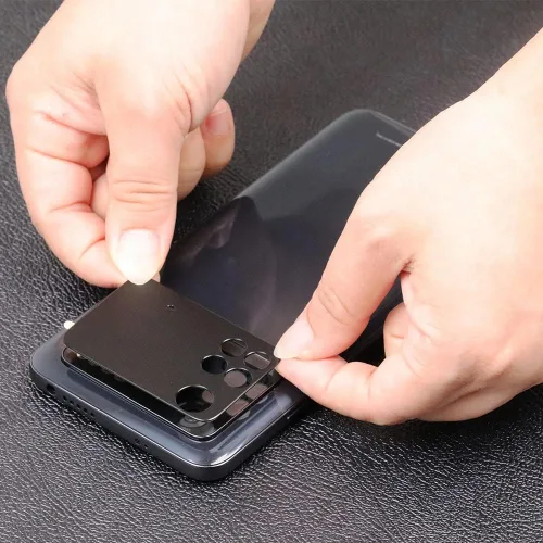 Miniatura 4 de Ibywind Protector de pantalla para Poco M4 Pro 4G 6.43", con protector de lente de cámara de metal, sin burbujas, fácil de instalar