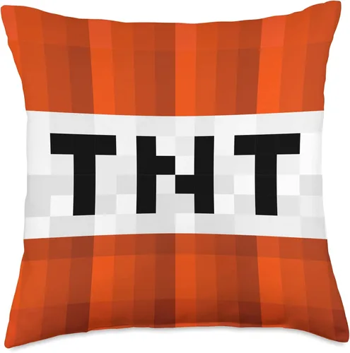 Miniatura 5 de Becca Throw Pillows Gaming TNT Dynamite - Funda decorativa cuadrada para niños, 16 x 16 pulgadas, multicolor