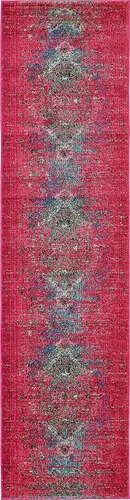 Miniatura 24 de Unique Loom Vita Collection - Alfombra saturada con degradado tradicional sobre teñido, 2 pies 2 pulgadas x 3 pies, turquesa/azul marino