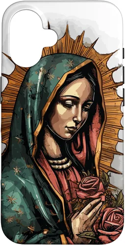 Miniatura 31 de Funda para iPhone 12 Pro Max Virgen De Guadalupe Católica Virgen De Guadalupe