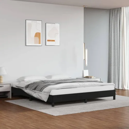 Miniatura 12 de Marco de cama blanco de 39.4 x 74.8 pulgadas, doble piel sintética (colchón no incluido), peso: 39.24 libras (U)