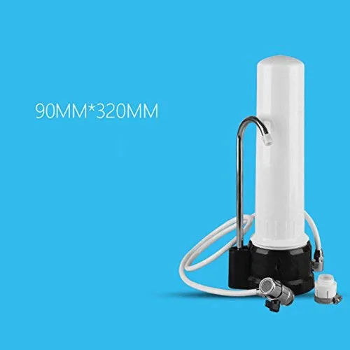 Miniatura 2 de HBJWOV - Purificador de agua para grifo, filtro de agua de acero inoxidable, reduce el alto flujo de agua, purificador de agua con adsorbente