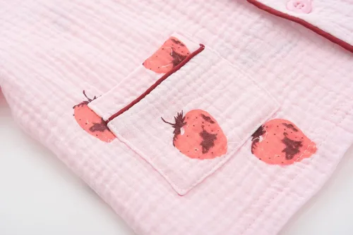 Miniatura 5 de BINIDUCKLING Pijama de verano con botones para niñas y niños de 18 meses a 12 años