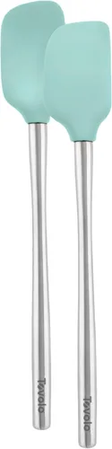 Miniatura 14 de Tovolo Flex-Core - Espátula con mango de acero inoxidable, cabeza de silicona resistente al calor y libre de BPA, segura para sartenes de hierro