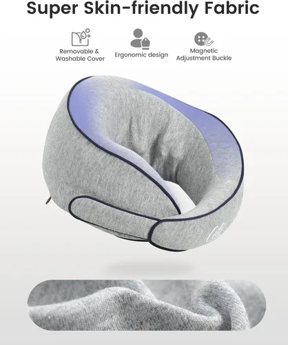 Miniatura 9 de CILI Almohada Masajeadora de Cuello Inalámbrica con Calor, Masajeador de Cuello Shiatsu para Alivio del Dolor de Tejido Profundo, Almohada de Masaje
