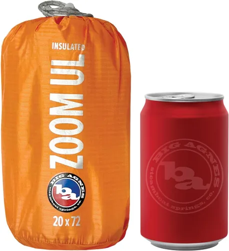 Miniatura 3 de Big Agnes Zoom - Colchoneta para dormir con aislamiento UL Almohadilla de aire ultraligera de 3 estaciones, R-Value 4.3, 14 onzas, paquetes de 4 x