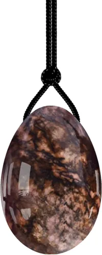 Miniatura 5 de Huevo Yoni perforado de 1.181 x 0.787 in, piedra natural, huevos de jade, bola de masaje de cristal, herramientas de ejercicio Kegel, huevos