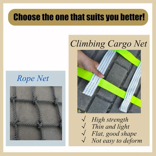 Miniatura 5 de Red de escalada para niños, red de carga para escalar, juego de columpios para niños, campo de obstáculos, columpio, para exteriores, patio