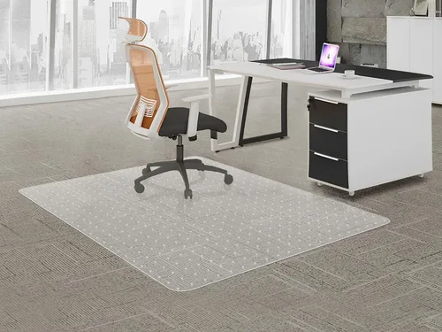 Miniatura 10 de Alfombrilla para silla para suelo de madera dura, 53"x 45" Alfombrilla para silla de oficina, Alfombrilla de suelo para silla de oficina