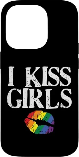 Miniatura 16 de iPhone 11 I Kiss Girls Rainbow Lips Gay Lesbian Pride Flag LGBT estuche de regalo
