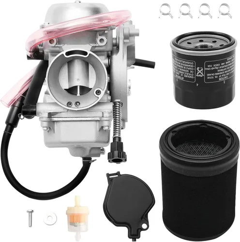 Miniatura 8 de Carburador KVF360 compatible con Kawasaki Prairie 360 2003-2013 KVF 360 KVF360A KVF360B KVF360C sustituye a carbohidratos # 15003-1686