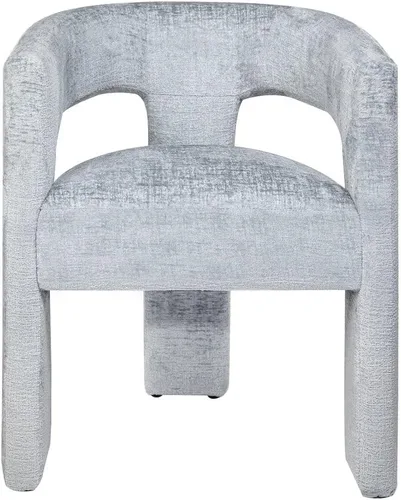 Miniatura 14 de Jofran Gwen - Silla decorativa tapizada de jacquard, moderna silla escultórica de felpa de lujo para comedor o sala de estar, sillas para sala