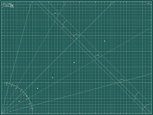 Miniatura 11 de Estera de Corte Elan A4 Verde, Estera de Corte Autorreparable A4 9x12 Pulgadas, Tablero Artesanal Verde de 5 Capas, Tablero de Pasatiempo