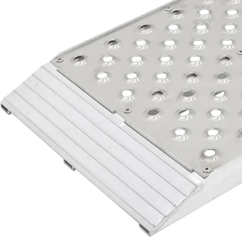 Miniatura 6 de Guardian Rampas de aluminio de doble corredor con superficie de placa perforadora (36 x 12 pulgadas)