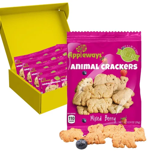 Miniatura 10 de Appleways Galletas de queso cheddar, patatas fritas de queso totalmente naturales envueltas individualmente, aperitivo de queso certificado Kosher