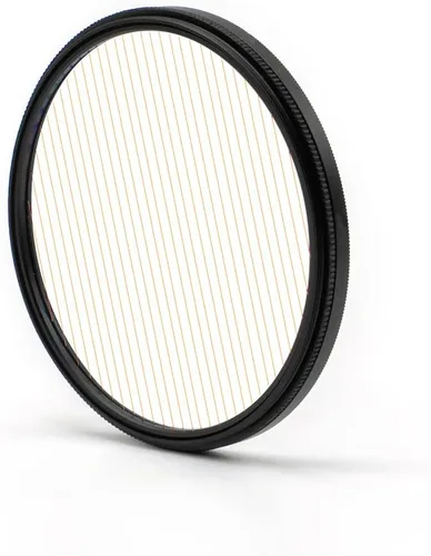 Miniatura 12 de Filtro de lente de prisma 77 mm Filtro de resplandor estelar Efecto de destello de lente anamórfica Filtro de accesorios de película (rayos arcoíris)