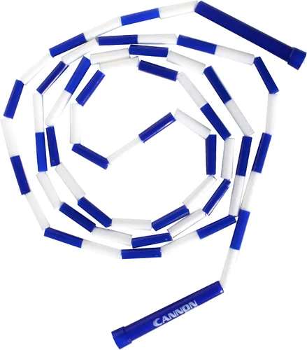 Miniatura 4 de Cannon Sports Cuerdas de salto segmentadas para fitness en interiores y exteriores 16 pies - Rojo/Blanco/Azul