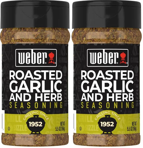 Miniatura 13 de Weber Set de condimentos Ultimate Grilling con ajo asado y hierbas, Kick'n Chicken, Gourmet Burger y condimentos Chicago Steak