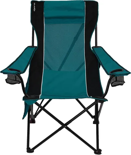Miniatura 2 de Kijaro Silla plegable para campamento: disfruta del aire libre en esta silla al aire libre con un portavasos integrado y organizador lateral
