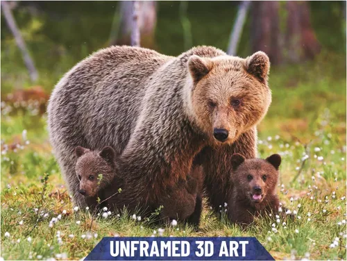 Miniatura 23 de Póster 3D de león, tigre y lobo con lengua hacia fuera 11.8 x 15.7 pulgadas Pósteres e imágenes de animales salvajes Regalos de recuerdos
