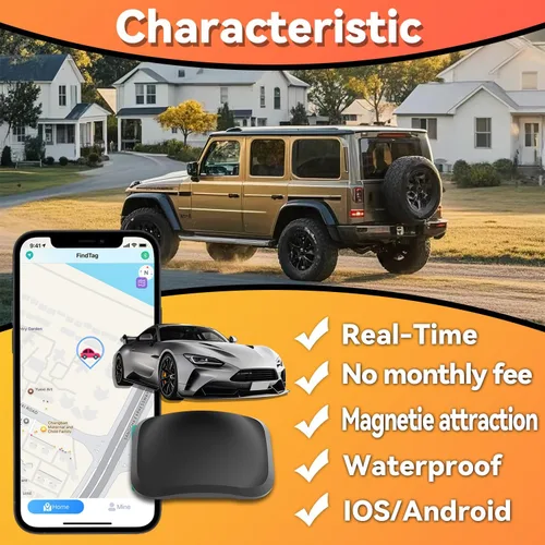 Miniatura 6 de Rastreador de vehículos con GPS en tiempo real resistente a la intemperie – Diseño magnético, sin tarifas mensuales – Rastreador de coche oculto