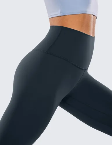 Miniatura 47 de CRZ YOGA Leggings de entrenamiento para mujer con sensación de desnudez cepillada de 25 pulgadas, pantalones de yoga de compresión de cintura alta