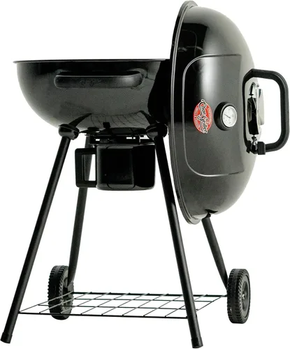 Miniatura 2 de Char-Griller CG30040725 Parrilla de Carbón Tipo Kettle de 22 pulgadas y Ahumador - Acero, Negro - 363 pulgadas cuadradas de Área de Cocción