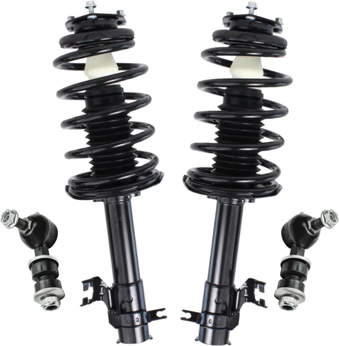 Miniatura 89 de Detroit Axle - Kit de puntales delanteros 2WD para Ford F-150 2005-2008 Lincoln Mark LT 2005-2008, 2 puntales con muelle helicoidal, 2 enlaces