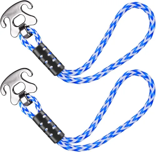Miniatura 8 de SELEWARE Heavy Duty Boat Tow Harness for Tubing, Boat Tow Rope with Stainless Steel Quick Connector, Heavy Duty Self Centering Tow Harness for Boat
