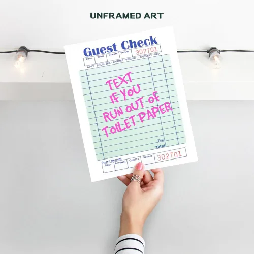 Miniatura 2 de Arte de pared de baño divertido para mujeres - Arte de pared de inodoro preppy, decoración estética Y2K, linda decoración divertida de baño