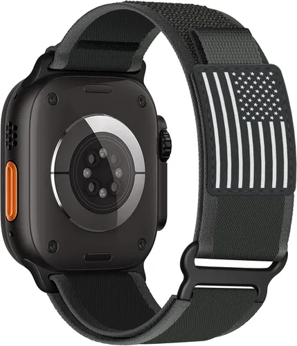 Miniatura 16 de ALMNVO - Correa unisex Trail Loop de nailon resistente para Apple Watch Ultra/2 de 1.92, 1.77, 1.73, 1.65, 1.61, 1.57, 1.49 pulgadas, para Apple