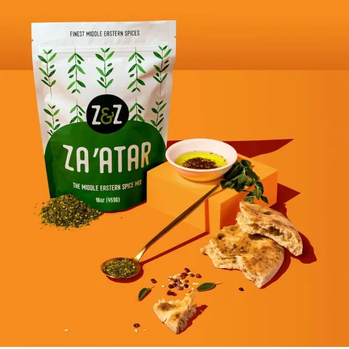 Miniatura 9 de Za'atar by Z&Z Mezcla de especias Za'atar con especias Zaatar, zumaque y semillas de sésamo tostadas Condimento Za'atar para panes, ensaladas