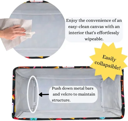 Miniatura 406 de NGIL Bolsa de comestibles reutilizable extra grande plegable de gran tamaño para comestibles, almacenamiento, picnic, playa, Bronco-negro occidental