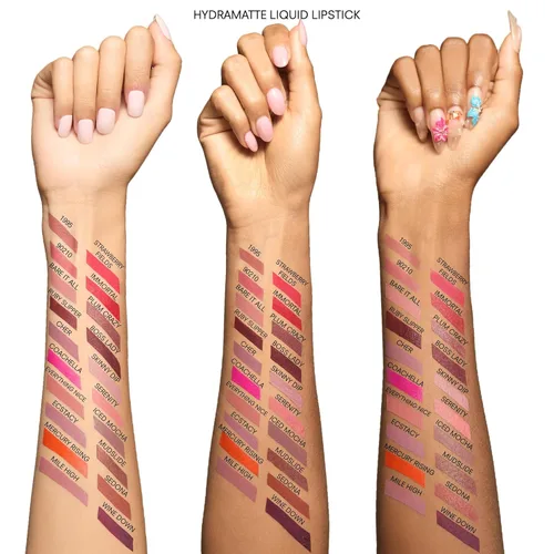 Miniatura 6 de Gerard Cosmetics HydraMatte - Lápiz labial líquido Strawberry Fields, lápiz labial rosa con acabado mate, de larga duración y no se seca