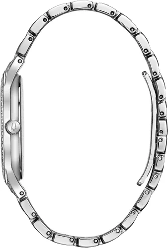 Miniatura 5 de Bulova Crystal Pave 3-Hand Quartz Slim Case Watch