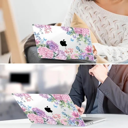 Miniatura 7 de TWOLSKOO Funda para MacBook Air de 15 pulgadas 2025 2024 2023 versión M4 A3241 M3 A3114 M2 A2941, carcasa rígida de plástico y protector