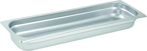 Miniatura 6 de Winco Bandeja de Comida de Metal de Tamaño Medio (Largo) de 4" de Profundidad/Bandeja para Mesa de Vapor, Anti-Atasco, Calibre 22