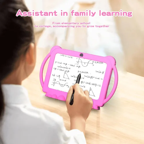 Miniatura 3 de Tablet para niños, tablet de 7 pulgadas para niños 4GB+32GB admite expansión de 1TB, control parental preinstalado, tablet Android para niños, Rosa