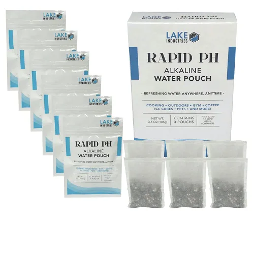 Bolsas de filtro de agua alcalinas de pH rápido, infusor portátil de purificador de filtro de agua para tu botella de agua, jarra, contenedor de