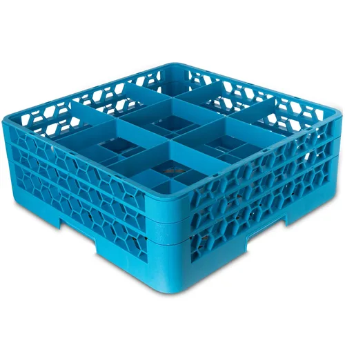 Miniatura 18 de Carlisle FoodService Products RG3614 OptiClean - Estante de vidrio con 36 compartimentos, compartimentos de 2.94 pulgadas, color azul (paquete de 6)